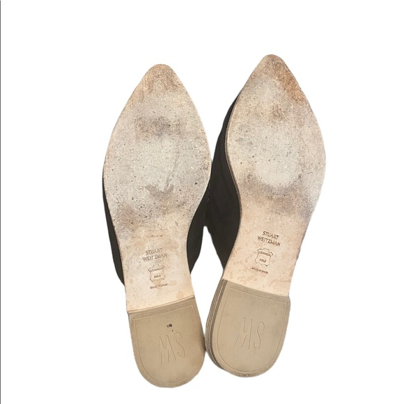 Stuart Weitzman black pointed toe flats with tassels - Picture 3 of 3